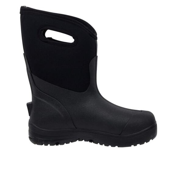 BOGS Men's Ultra Mid Nano-Tech 7MM Waterproof Pull On Boots Black Size 7 - Picture 1 of 8